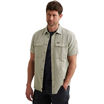 Long sleeve shirt Cotton/Linen Spray Green
