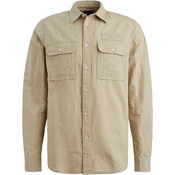 Long sleeve shirt Cotton/Linen Spray Green