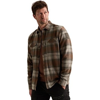 Long sleeve shirt Shadow Grindle C Cappuccino