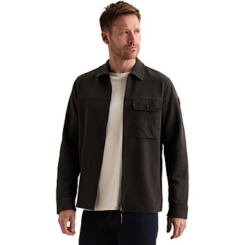 Long sleeve shirt Jersey Waffle Obsidian