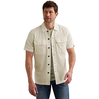 Short Sleeve Shirt Ctn Bedford gar Egret