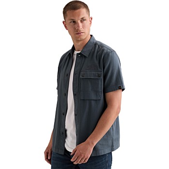 Short Sleeve Shirt Slub Twill GD Vintage Indigo