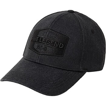 Cap Washed canvas embro Obsidian
