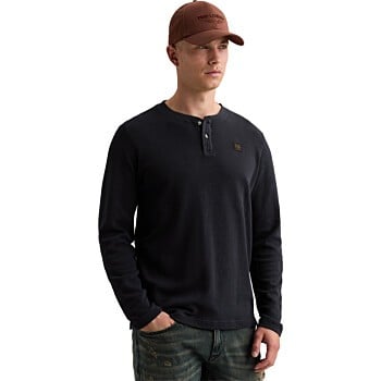 Long sleeve r-neck light slub terr Salute