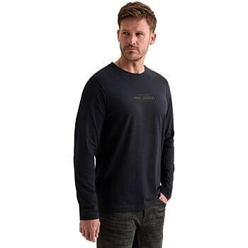 Long sleeve r-neck cotton elastane Salute