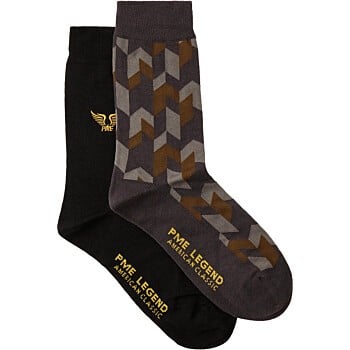 Socks Cotton blend socks Obsidian
