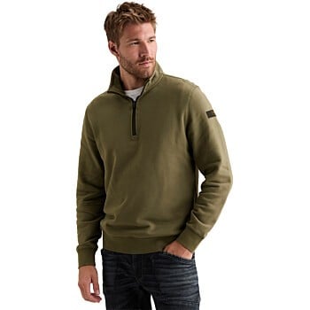 Half zip collar peached fleece gd Kalamata