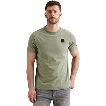 Short sleeve r-neck washed garment Iceberg Green