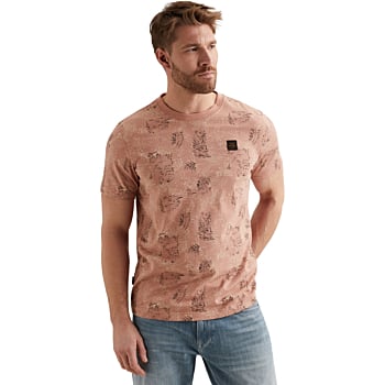 Short sleeve r-neck slub jersey ao Rose Dawn