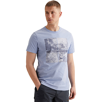Short sleeve r-neck single jersey Hydrangea