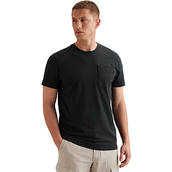 Short sleeve r-neck single jersey Carbon