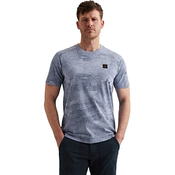 Short sleeve r-neck single jersey Hydrangea