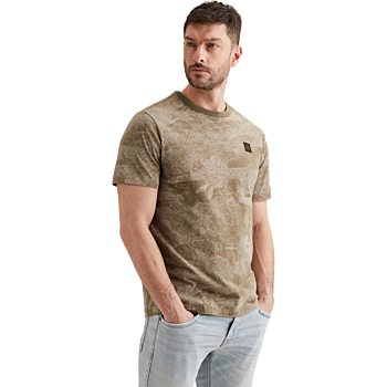 Short sleeve r-neck single jersey Dusky Green