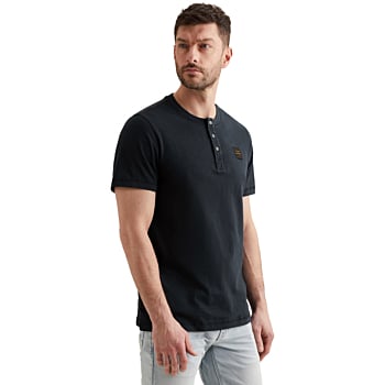 Short sleeve r-neck slub jersey he Carbon