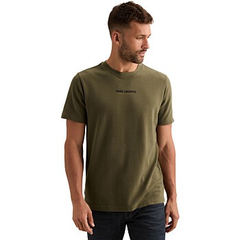 Short sleeve r-neck flat waffle je Kalamata