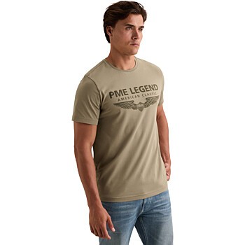 Short sleeve r-neck logo carrier Overland Trek
