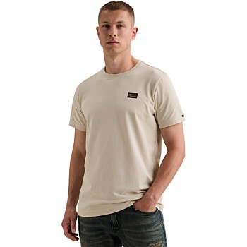 Short sleeve r-neck American Class Bone White