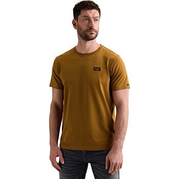 Short sleeve r-neck American Class Golden Brown