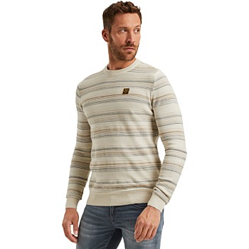 R-neck structured stripe Birch