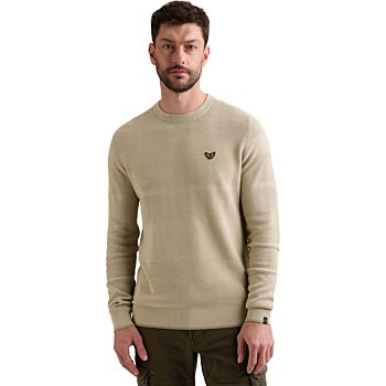 R-neck cotton modal structure Abbey Stone
