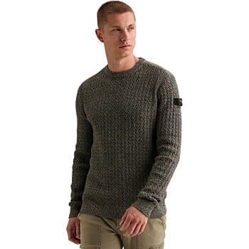 R-neck mouline structure Salute