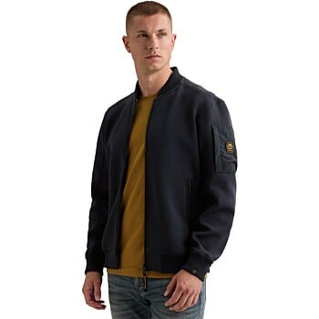 Zip jacket interlock sweat nylon m Salute
