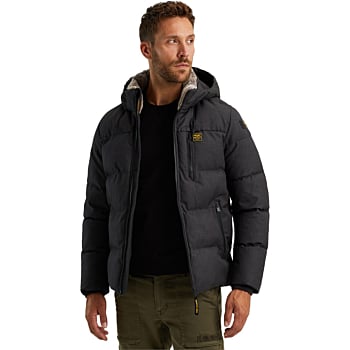 Semi long jacket YETCRAFT Melange Anthracite