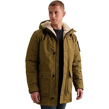 Semi long jacket B9 AVIATION PARKA Lizard