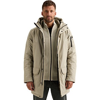 Long jacket ICE PILOT - Ribby Abbey Stone