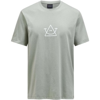 M explore graphic tee limit green