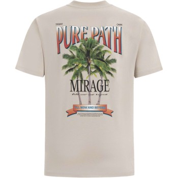 Mirage Print T-shirt Sand