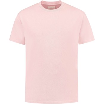 Pink Katoenen T-shirt voor Elk Seizoen