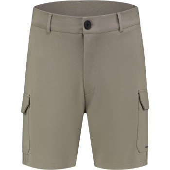 Formal short with side pockets taupe