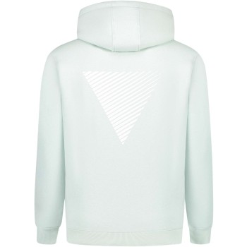 Hoodie with front and triangle back mint