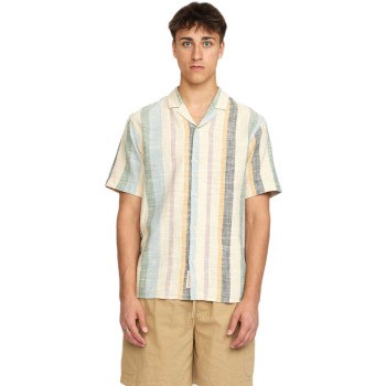 Short Sleeved Cuban Shirt Dustgreen