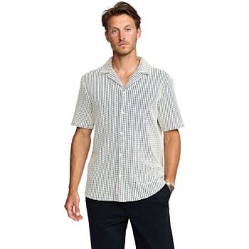 Short Sleeved Cuban Shirt Off White