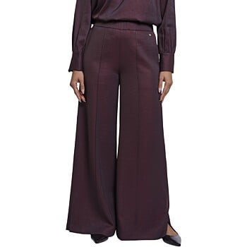 Regular length wide leg pants