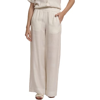 Regular length wide leg pants