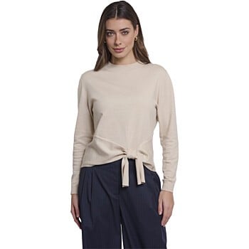 Pullover with crew neck