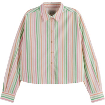 Multi striped boxy fit shirt 