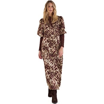 Dress Print Browns