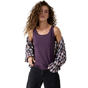 Top Aubergine Noir