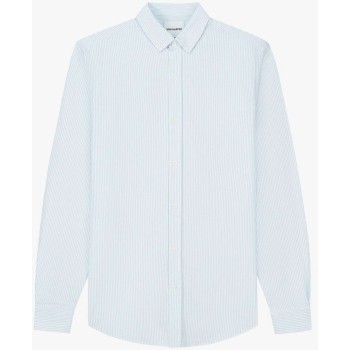 Organic Cotton Oxford Shirt blue Stripes