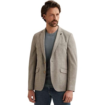 Blazer Scura Printed Structure Pure Cashmere