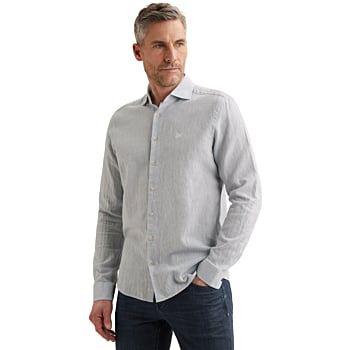 LONG SLEEVE SHIRT Linen Cotton ble Skyway
