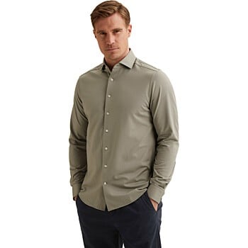 Long sleeve shirt CF Oxford Jersey Forest Fog