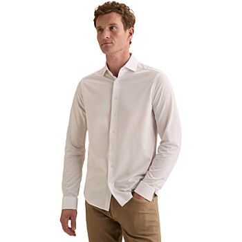 Long sleeve shirt CF Oxford Jersey Bright White