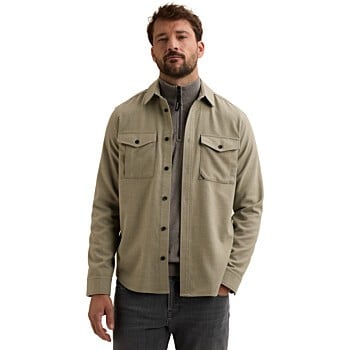 Long sleeve shirt Brushed Melange Forest Fog