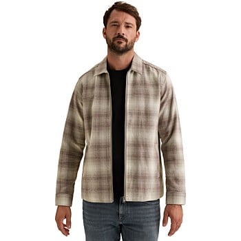 Long sleeve shirt Brushed structur Mourning Dove