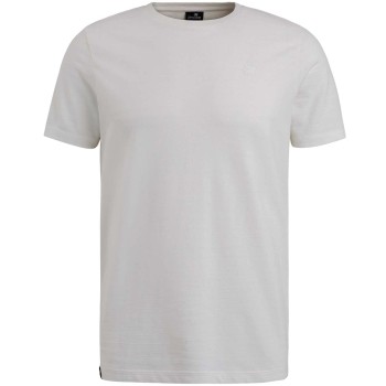 Short sleeve r-neck jersey structu blanc de blanc